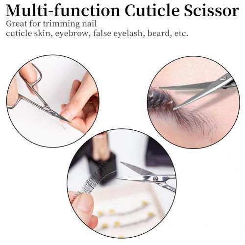 Zinger Manicure Pedicure Eyebrow Eyelash Trimming Cuticle Scissors
