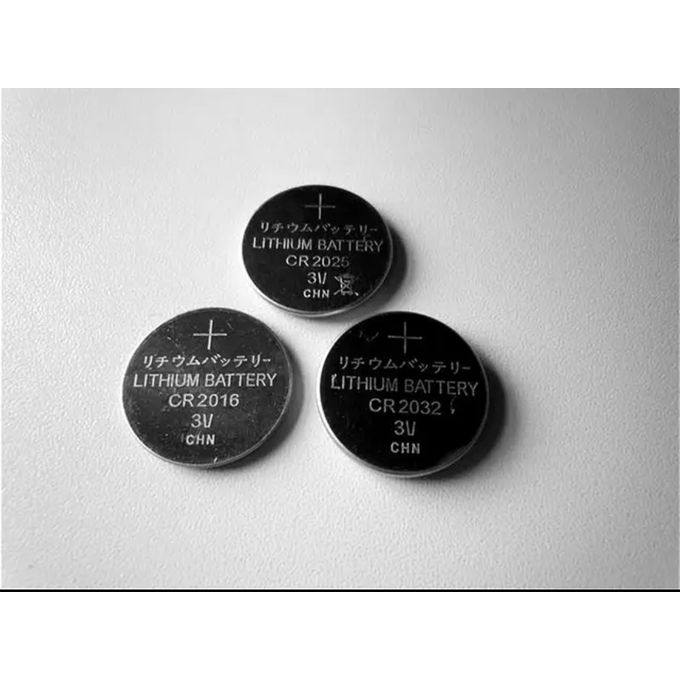 Lithium Replaceable Batteries, CR1220 to CR2032 Packs Of 5