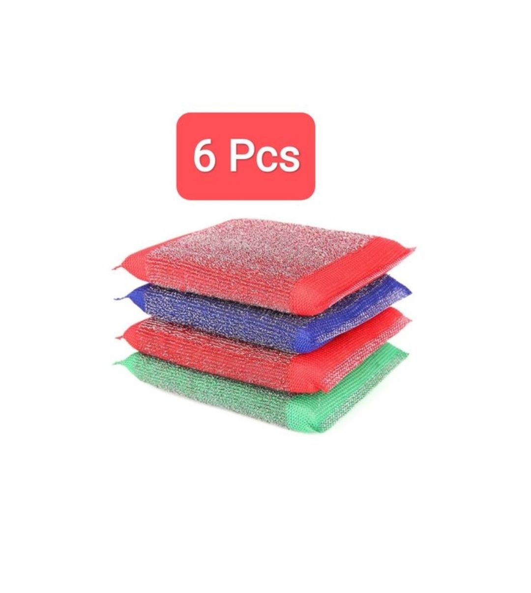 Scrubber Kitchen Scouring Pad, 6 Pcs