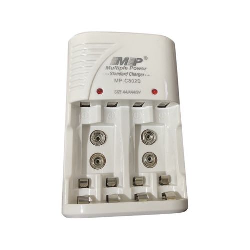 Multiple Power Rechargeable Batteries AA,  AAA or 9V
