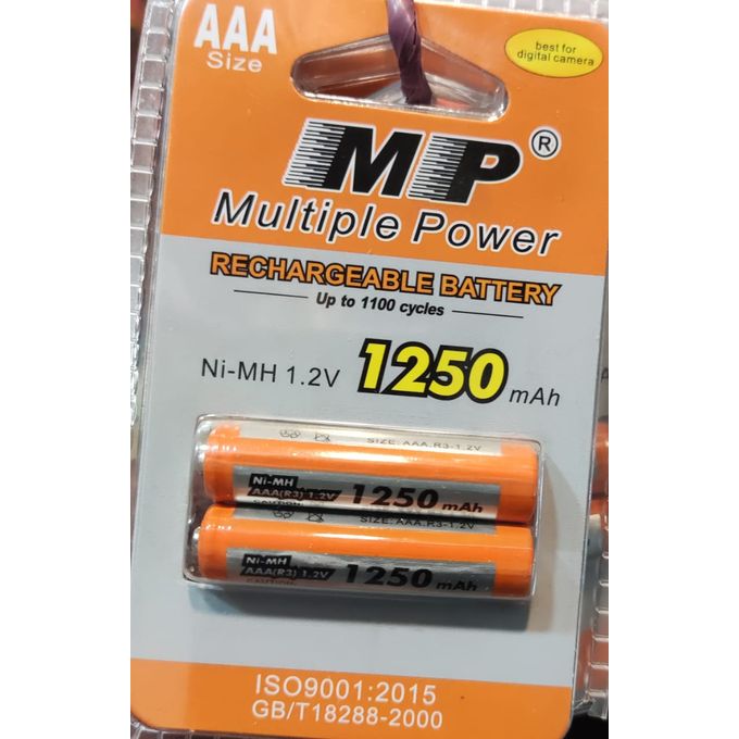 Multiple Power Rechargeable Batteries AA,  AAA or 9V
