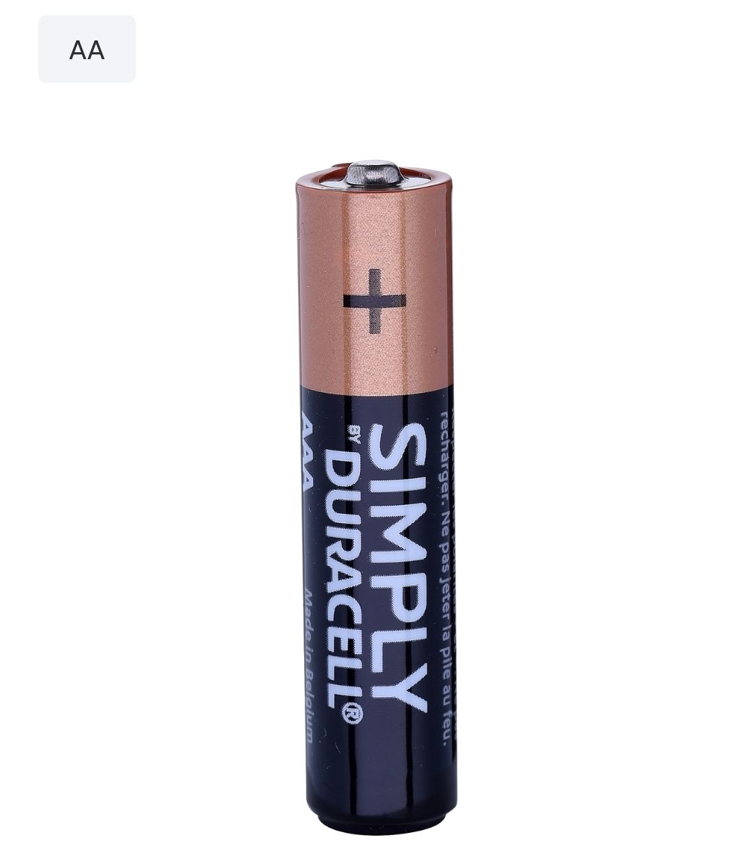 Duracell Premium Simply Batteries AA Or AAA, 3 pairs