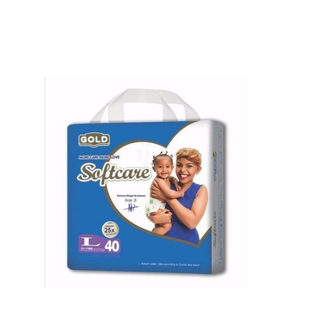Softcare Baby Diapers, Small, Medium or Large sizes