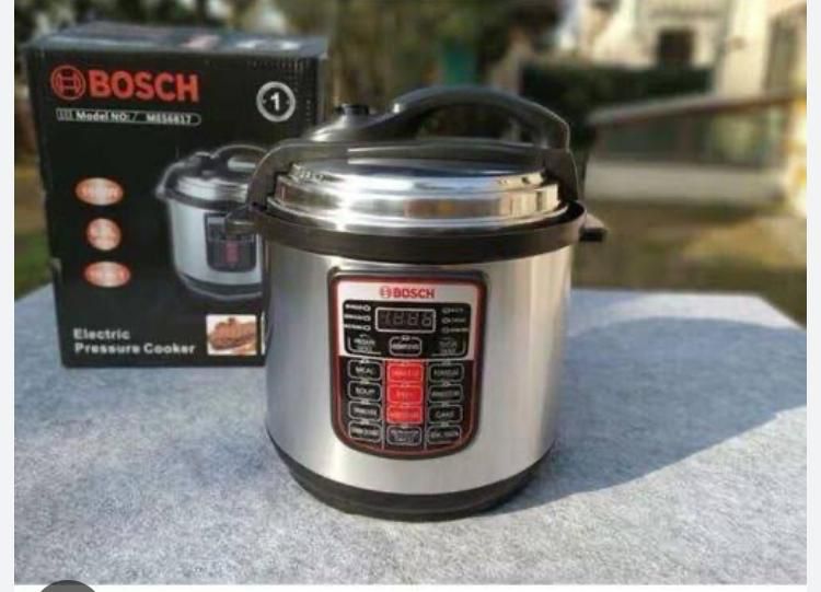 6 Litre Bosch Electric Pressure Cooker Smart Multi Cooker,Slow Cooker, Rice Cooker, Sauté Pan, Yoghurt Maker, Steamer and Food Warmer