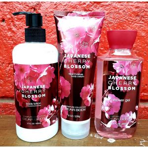 [OFFER] 4 Pack My Dear Body Japanese Cherry Blossom Contains Shower Gel, Body Splash, Body Cream and Body Lotion Sweet Fresh Scent Keep Fresh Body Washes 4 in 1 Signature Collection Body Luxuries Set