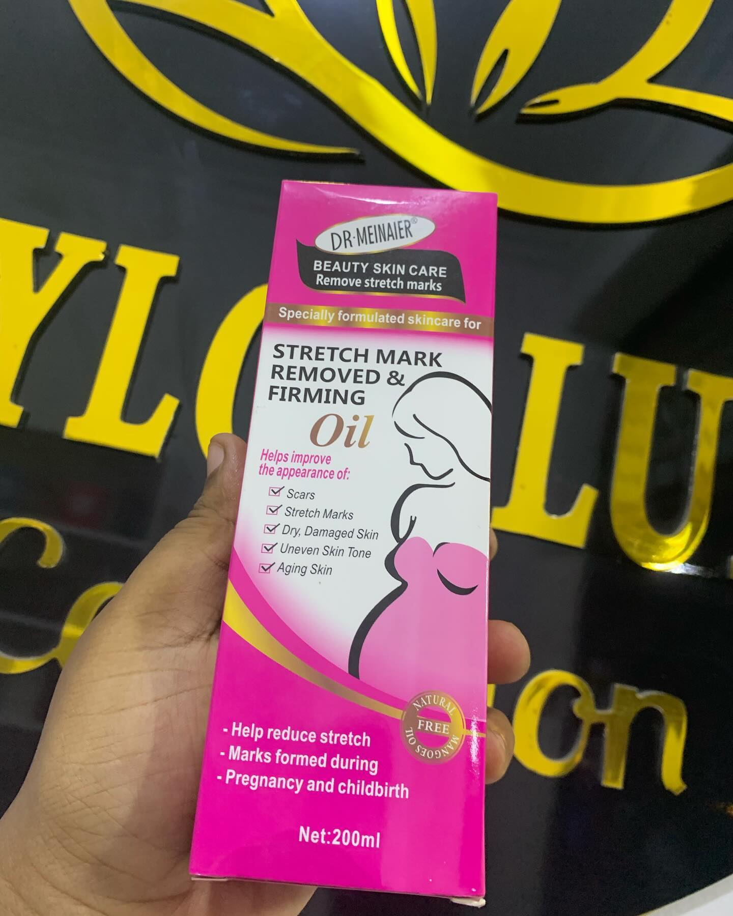 DR MEINAIER Stretch Mark Remover & Firming Oil 200ml Clears Scars & Stretch Marks Evens Out Skin Tone Removes Pregnancy Mark Anti Stretch Marks Personal Care