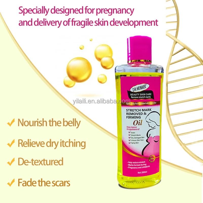 DR MEINAIER Stretch Mark Remover & Firming Oil 200ml Clears Scars & Stretch Marks Evens Out Skin Tone Removes Pregnancy Mark Anti Stretch Marks Personal Care