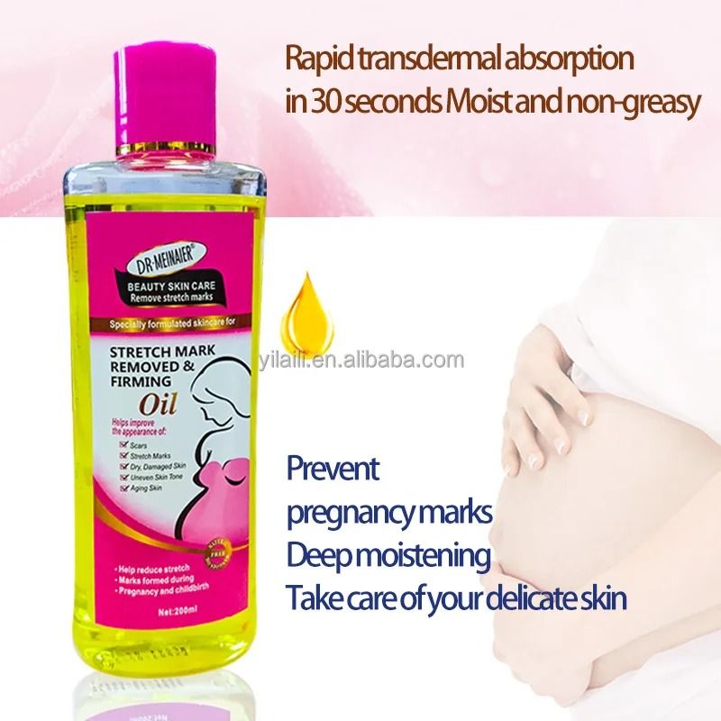 DR MEINAIER Stretch Mark Remover & Firming Oil 200ml Clears Scars & Stretch Marks Evens Out Skin Tone Removes Pregnancy Mark Anti Stretch Marks Personal Care