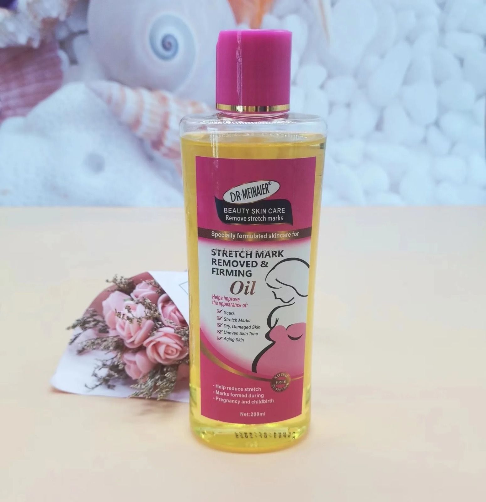 DR MEINAIER Stretch Mark Remover & Firming Oil 200ml Clears Scars & Stretch Marks Evens Out Skin Tone Removes Pregnancy Mark Anti Stretch Marks Personal Care