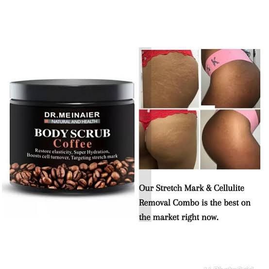 Dr Meinaier Sugar Scrub Coffe And Matcha 650g Polishes, Firms, Anti Spots Exfoliates Dead Skin Cells, Promote Blood Circulation, Hydrate The Skin, Nourishes & Softens Body Scrubs