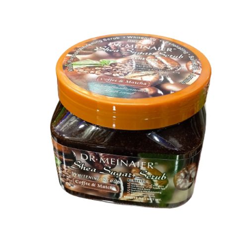 Dr Meinaier Sugar Scrub Coffe And Matcha 650g Polishes, Firms, Anti Spots Exfoliates Dead Skin Cells, Promote Blood Circulation, Hydrate The Skin, Nourishes & Softens Body Scrubs