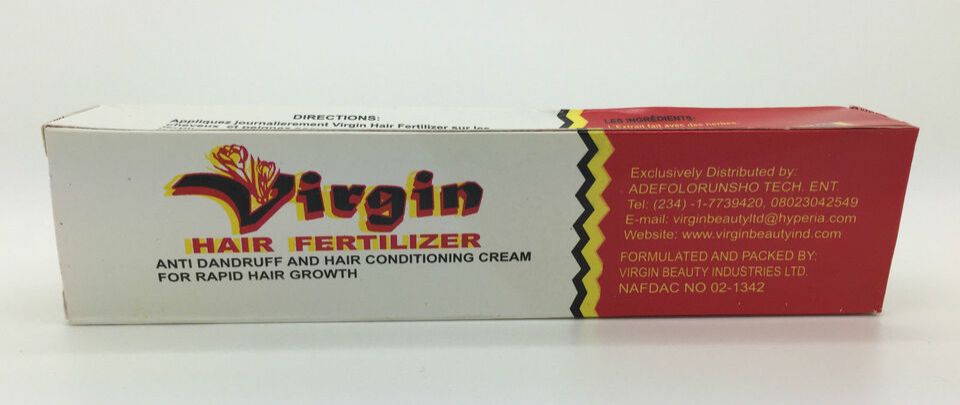 VIRGIN Hair Fertilizer Anti Dandruff & Conditioning Hair Cream 125gm For Rapid and Healthy Hair Growth Hair Conditioning Cream Hair & Scalp Care