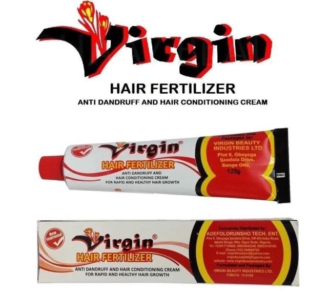 VIRGIN Hair Fertilizer Anti Dandruff & Conditioning Hair Cream 125gm For Rapid and Healthy Hair Growth Hair Conditioning Cream Hair & Scalp Care
