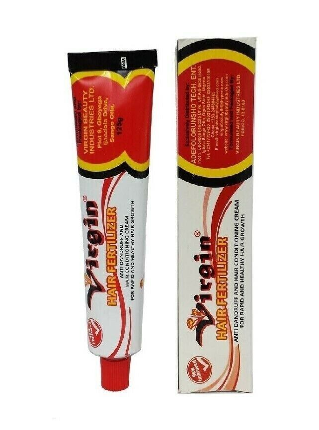 VIRGIN Hair Fertilizer Anti Dandruff & Conditioning Hair Cream 125gm For Rapid and Healthy Hair Growth Hair Conditioning Cream Hair & Scalp Care
