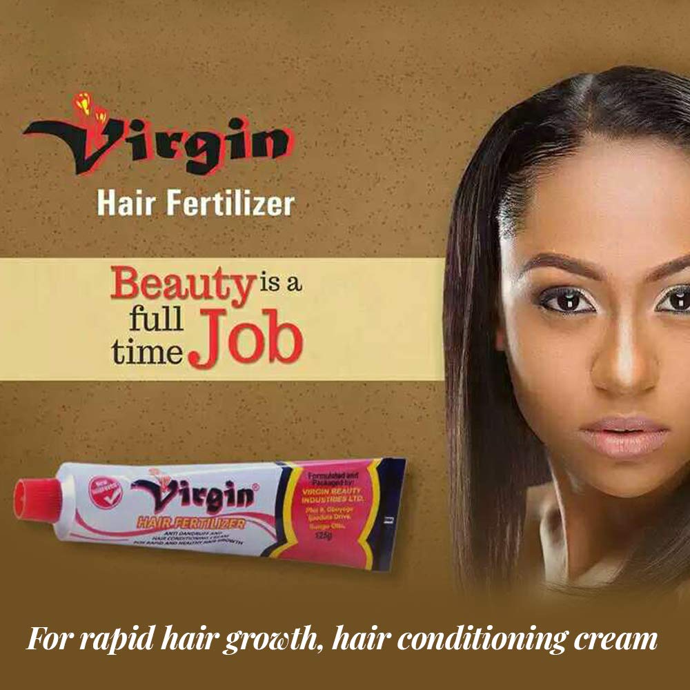 VIRGIN Hair Fertilizer Anti Dandruff & Conditioning Hair Cream 125gm For Rapid and Healthy Hair Growth Hair Conditioning Cream Hair & Scalp Care