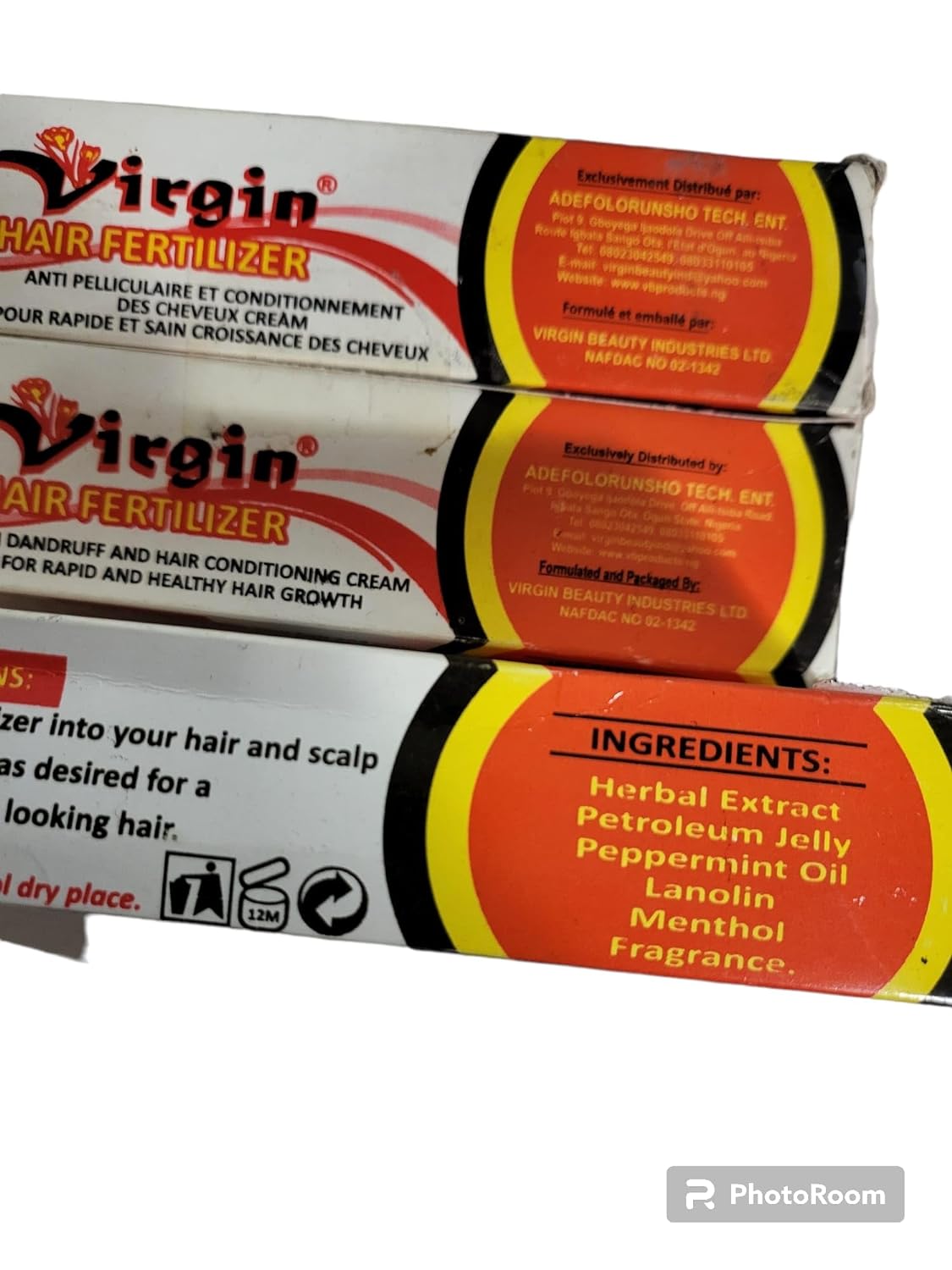 VIRGIN Hair Fertilizer Anti Dandruff & Conditioning Hair Cream 125gm For Rapid and Healthy Hair Growth Hair Conditioning Cream Hair & Scalp Care