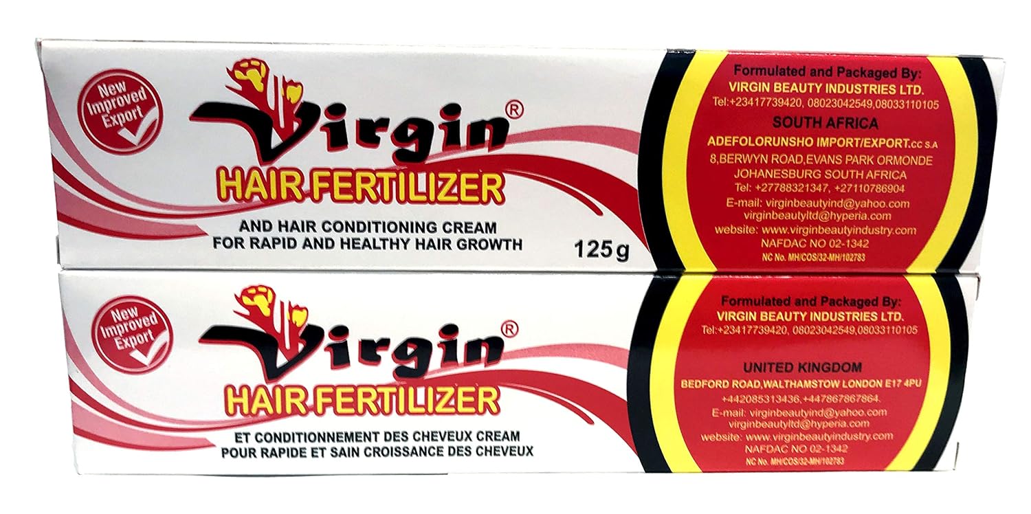 VIRGIN Hair Fertilizer Anti Dandruff & Conditioning Hair Cream 125gm For Rapid and Healthy Hair Growth Hair Conditioning Cream Hair & Scalp Care