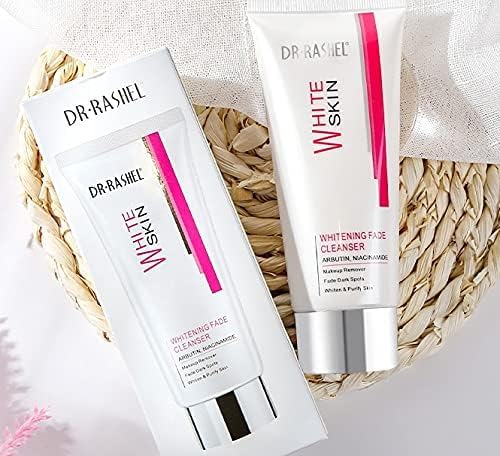 4 Pack Dr Rashel Fade Dark Spots Skin Care Series Kit  Contains Cleanser, Serum, Day Cream and Night Cream (4 Piece Set)  Arbutin and Niacinamide Long Lasting Shine Natural Glow Look Skin Care Set