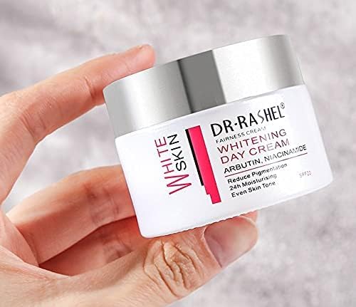 4 Pack Dr Rashel Fade Dark Spots Skin Care Series Kit  Contains Cleanser, Serum, Day Cream and Night Cream (4 Piece Set)  Arbutin and Niacinamide Long Lasting Shine Natural Glow Look Skin Care Set