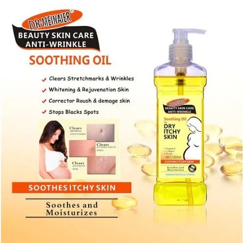 Dr Meinaier Stretch Mark Anti-wrinkle Soothing Oil - 1000ml Anti-Aging & Antioxidant Evens Texture & Exfoliates Firming & Lightening Personal Care Body Care