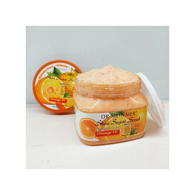 DR MEINAIER Whitening VC Shea Sugar Scrub 650g Removes Knuckles Super Whitening Clear Dark Spots Dark Armpits Anti Bacterial Personal Care Body Care Body Scrubs