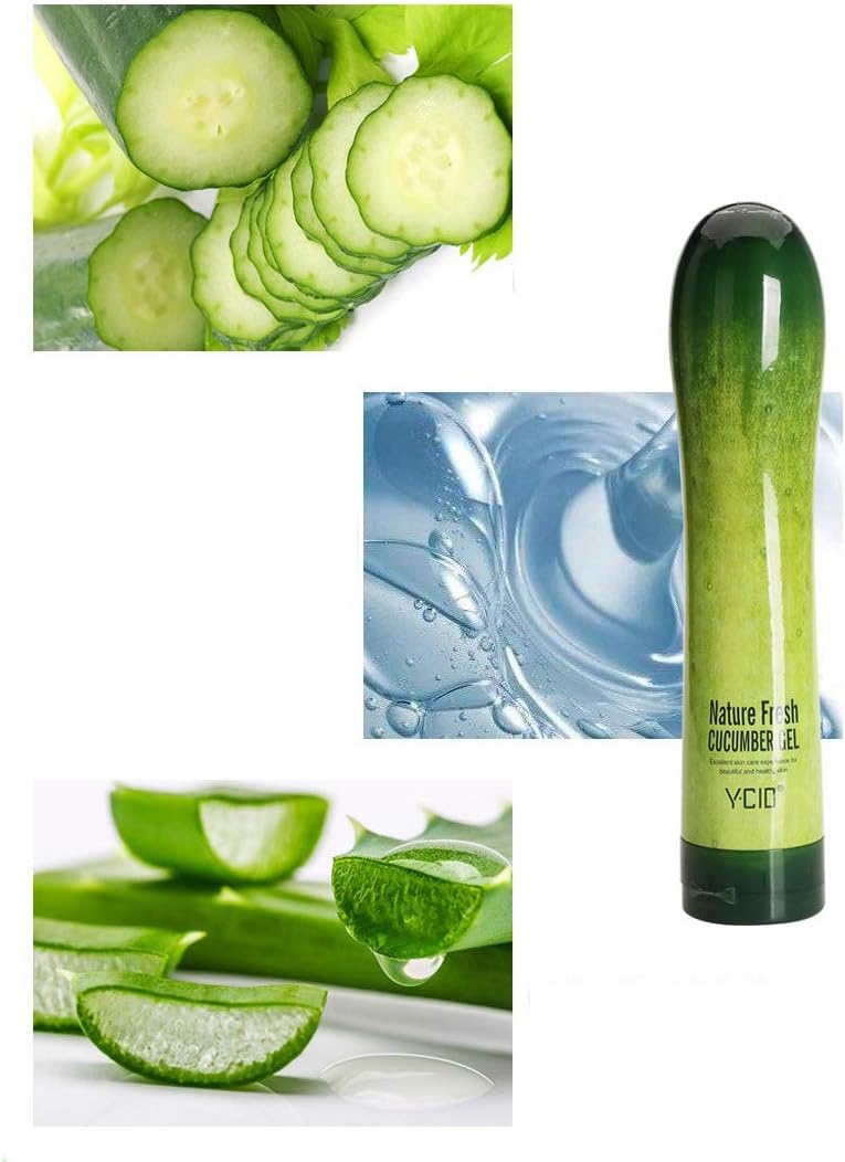Natural Fresh Cucumber Gel - Exclusive Skin Care Experience For Beautiful Great Skin, 250ml Aloe Vera Scented Natural Scented Personal Care Skin Care Face Gel