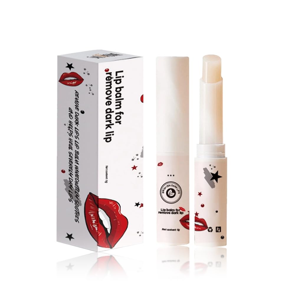 Lip Balm, Moisturising Lip Care for Removing Dark Lips, Brightening Moisturising Lip Repair Balm, Moisturising Lip Balm Restores Colour and Shine Balms and Moisturizers