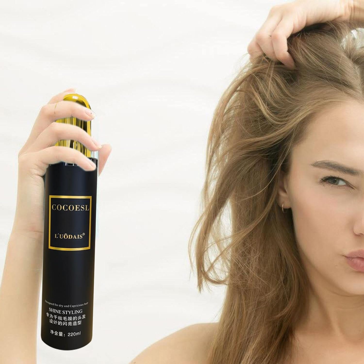 Pheromone Hair Spray - Long Lasting Perfume Spray Oil for Hair | 220ml Pheromone Spray Repair Solution for Rough Frizzy Dry And Tangled Hair Styling Hair Sprays