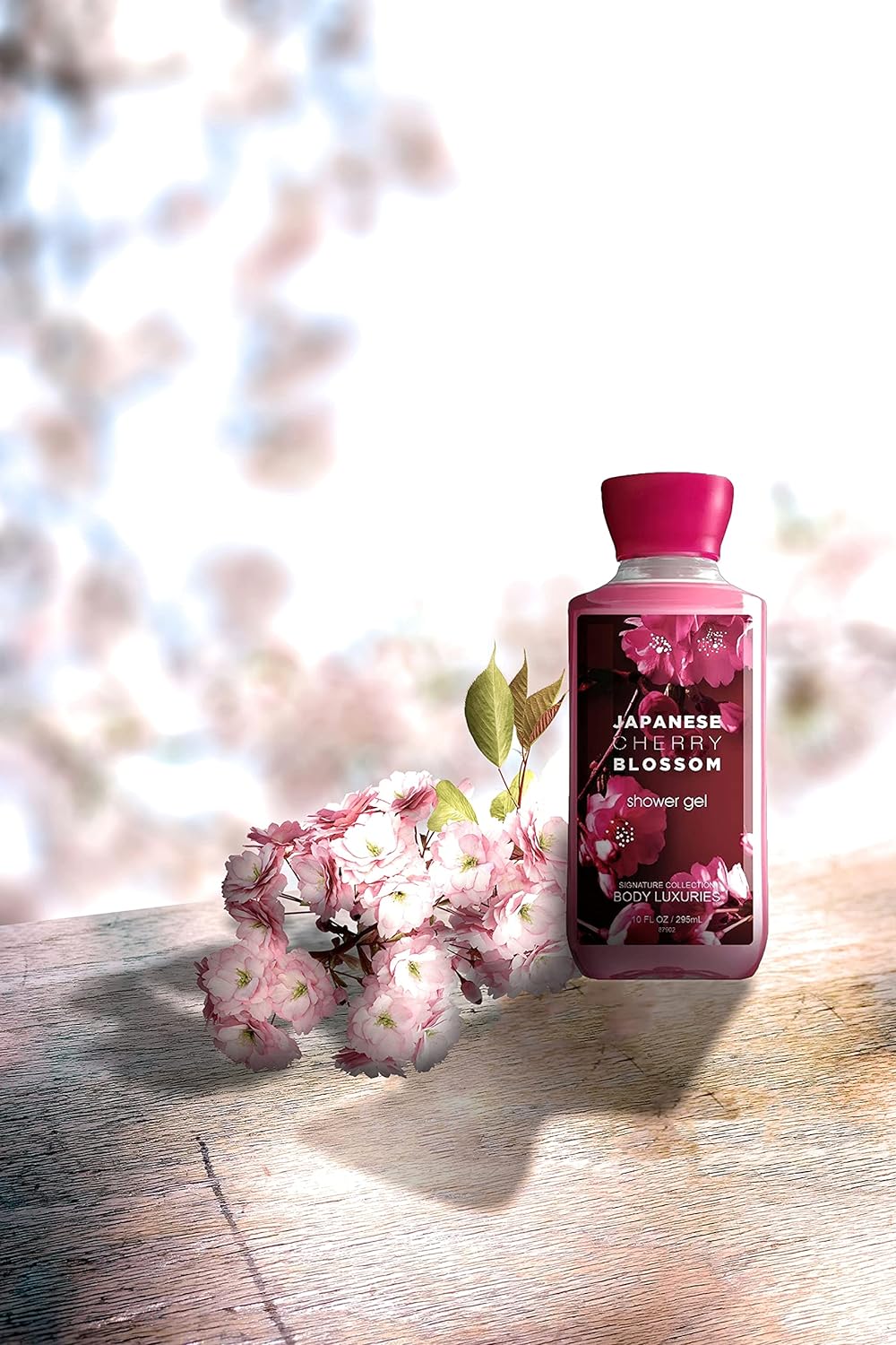 2 Pack Dear Body Japanese Cherry Blossom Shower Gel(10 FL OZ / 295ML) Moistuizing Vitamin E Aloe Vera Scented Body Luxuries Signature Colection Keep Fresh Shower Gel