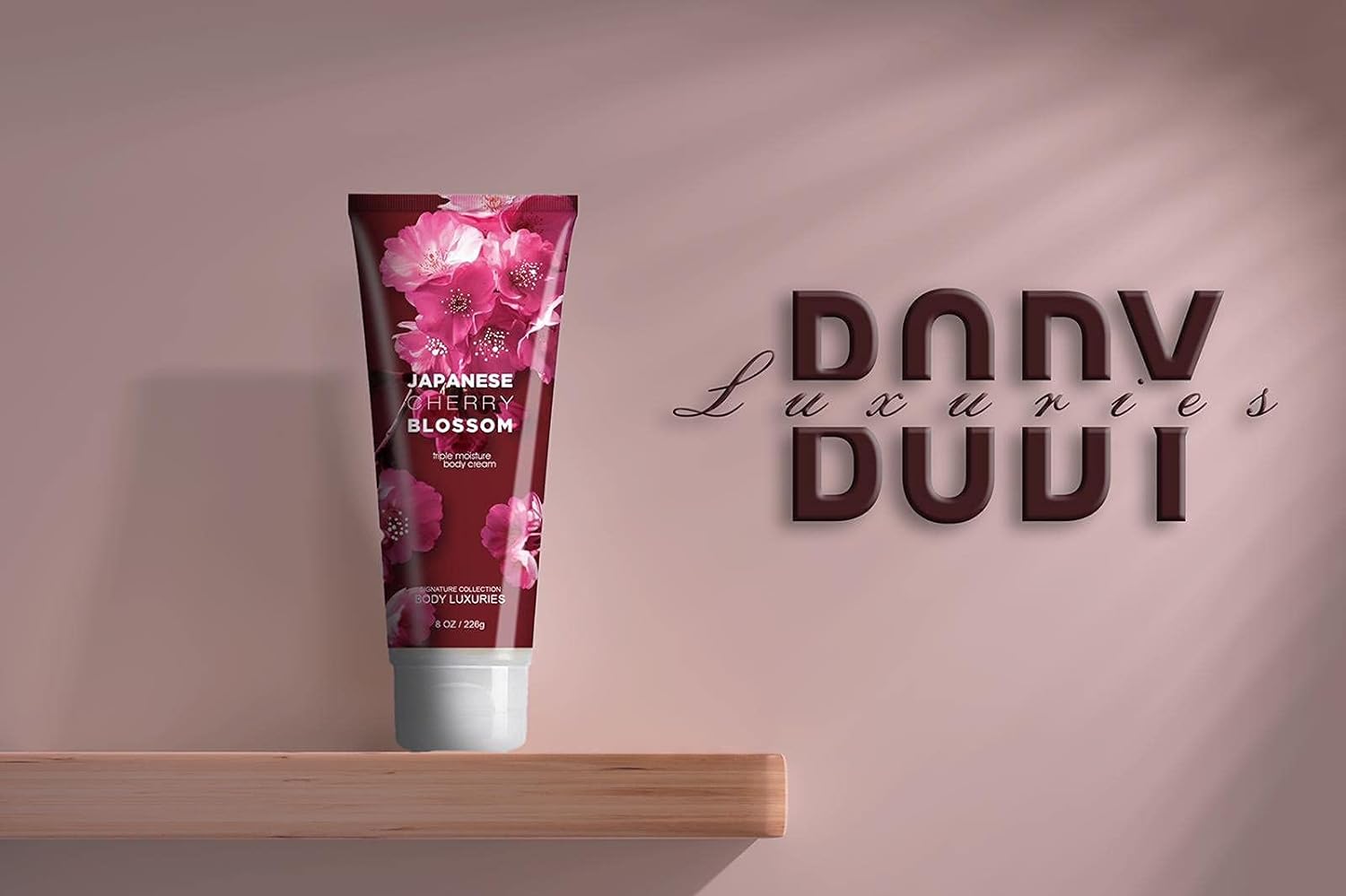 2 Pack Body Luxuries Japanese Cherry Body Cream | Signature Collection | Japanese Cherry Blossom Ultra Shea Triple Moisture Body Cream Moisturizer 8 Fluid Ounce / 226g Excellent Body Moisturizer