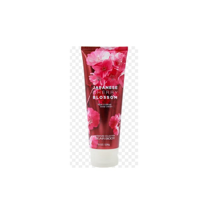 5 Pack Dear Body Japanese Cherry Blossom and Body Splash, Shower Gel, Splash, Cream and Hand Lotion Sweet Fresh Scent Signature Collection Body Luxuries Body Washes 5 in 1 Set