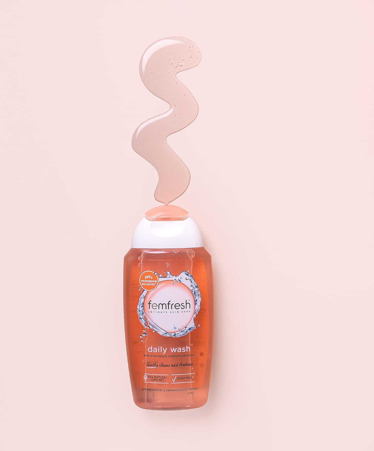 Femfresh Ultimate Care Active Vaginal Wash - Intimate Feminine Hygiene Shower Care Femfresh Intimate Skin Care Daily Wash - 250ml Feminine Washes Shower Care