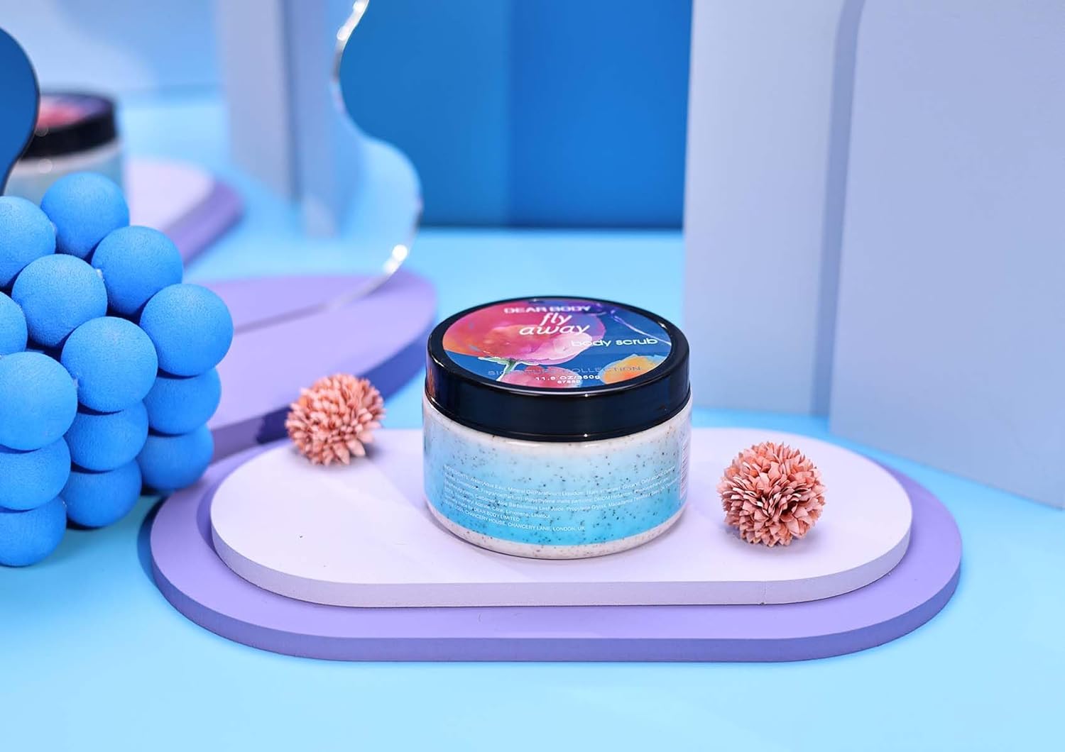 Dear Body Fly Away Body Scrub Macca Seed Butter Extract, Aloe Vera and Vitamin E  Combined with Coconut Extract Scrubs and Body Treatments Dear Body Fly Away  Body Luxuries Signature Collection