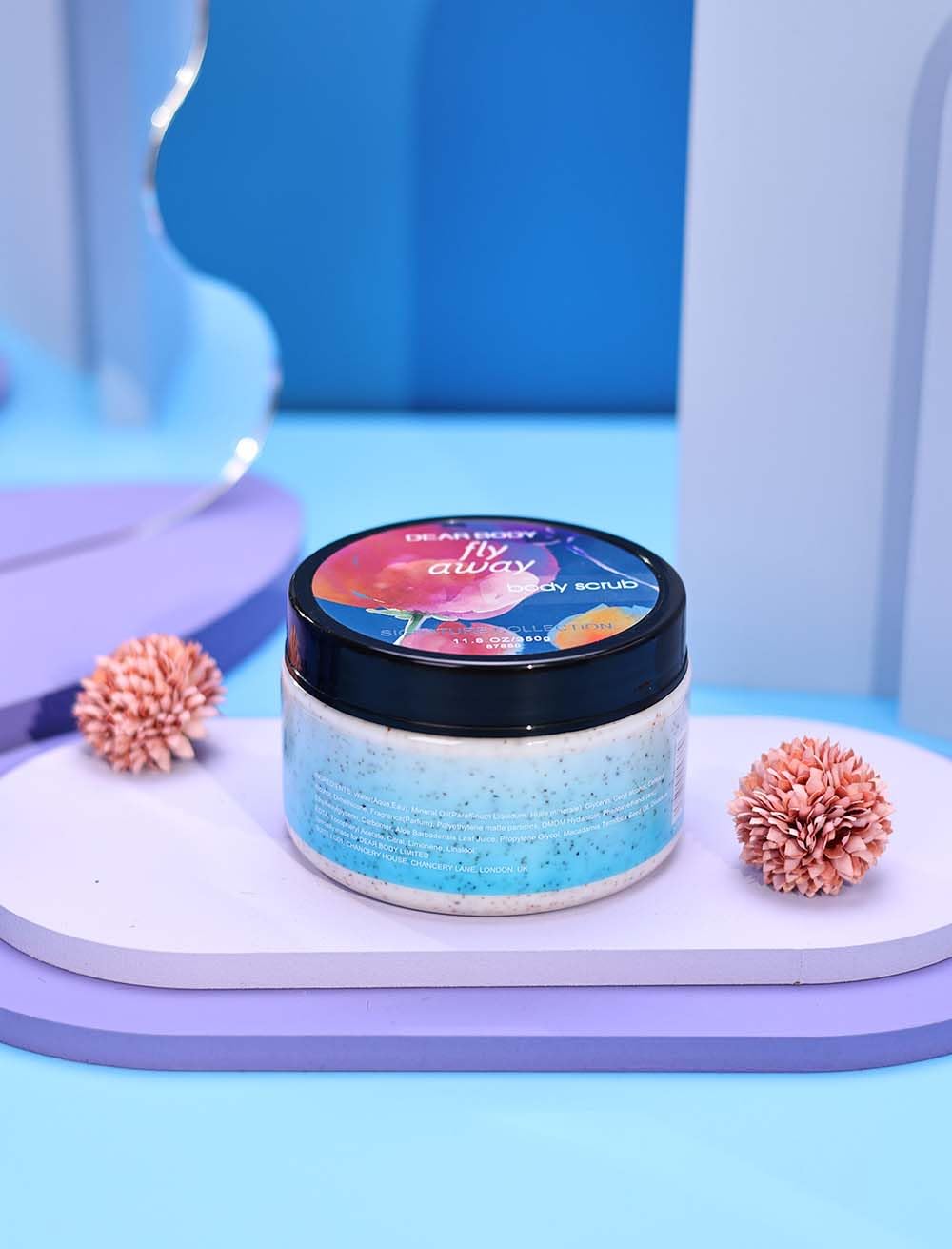 Dear Body Fly Away Body Scrub Macca Seed Butter Extract, Aloe Vera and Vitamin E  Combined with Coconut Extract Scrubs and Body Treatments Dear Body Fly Away  Body Luxuries Signature Collection