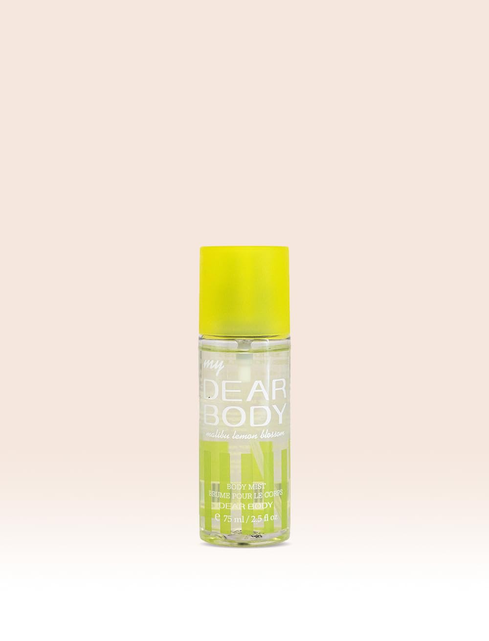 Dear Body Malibu Lemon Blossom Fragrance Mist 250ml Malibu Lemon Blossom Vanilla With Unique Fragrance and Luxuriant Foliage Unisex Fragrance 250ml