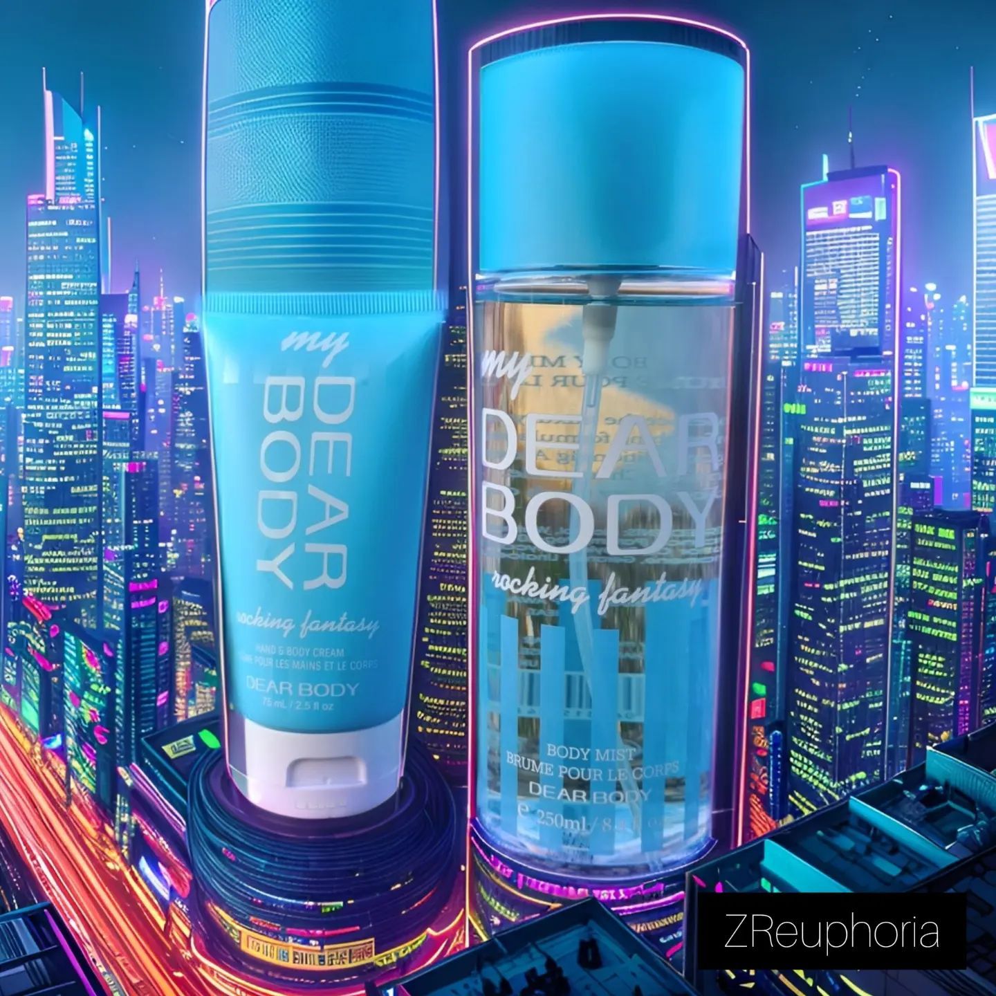 Dear Body Rocking Fantasy Fragrance Mist 250ml With Unique Fragrance and Luxuriant Foliage Unisex Fragrance 250ml Makes You Feel Fresh and Lively Signature Collection