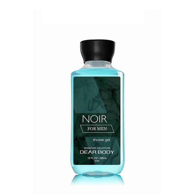 Dear Body Noir Shower Gel For Men  2975ml Make Your Skin Soft & Smooth Vitamin E & Aloe Vera Combined with Shea Butter to Nourish Skin Body Washes Shower Gel