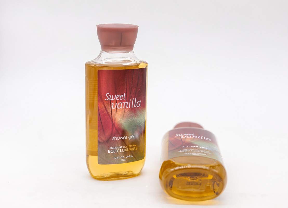 Dear Body Sweet Vanilla Shower Gel 295ml/10 FL OZ Make Your Skin Soft & Smooth Vitamin E & Aloe Vera Combined with Shea Butter to Nourish Skin Body Washes Signature Collection