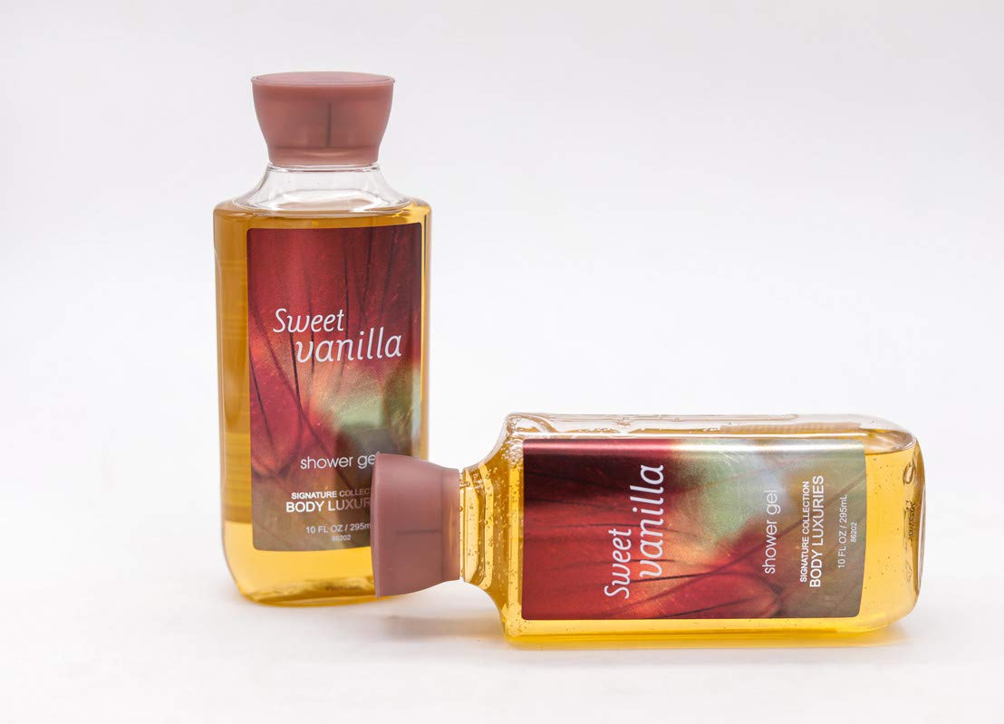 Dear Body Sweet Vanilla Shower Gel 295ml/10 FL OZ Make Your Skin Soft & Smooth Vitamin E & Aloe Vera Combined with Shea Butter to Nourish Skin Body Washes Signature Collection