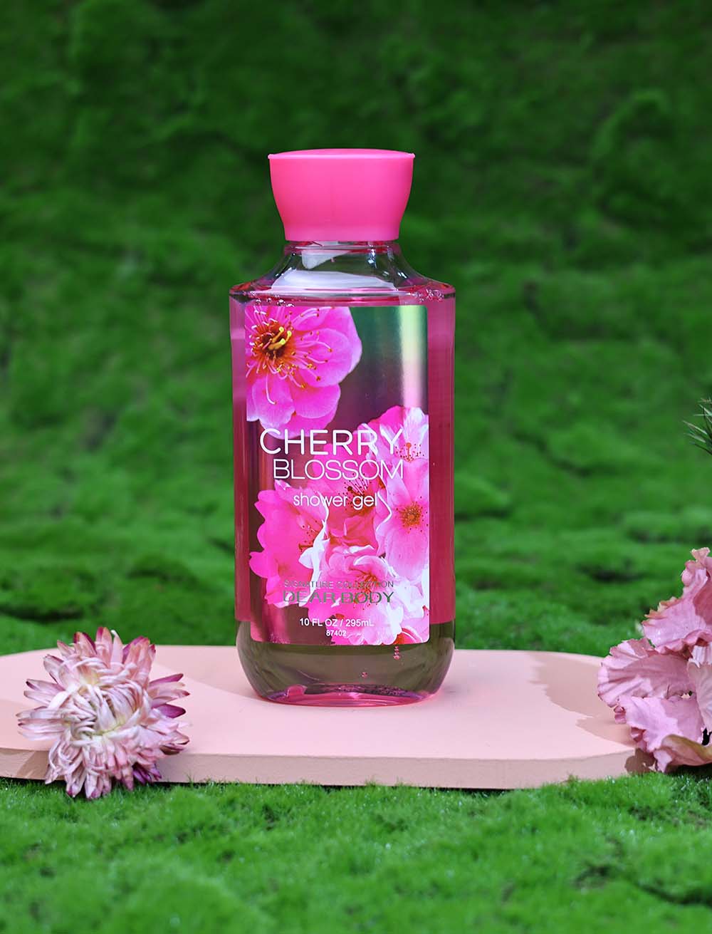 Dear Body Cherry Blossom Shower Gel 295ml Body Luxuries Signature Collection with Aloe Vera, Grape Seed Extract Revitalizes Smoothens  Body Care Body Washes Signature Collection Body Luxuries