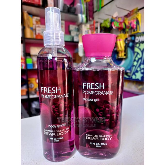 Dear Body Cherry Blossom Shower Gel 295ml Body Luxuries Signature Collection with Aloe Vera, Grape Seed Extract Revitalizes Smoothens  Body Care Body Washes Signature Collection Body Luxuries