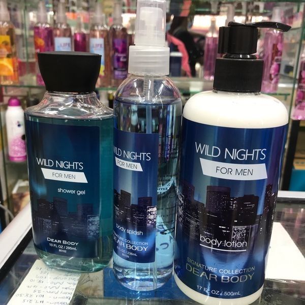 Dear Body Wild Night For Men Shower Gel 295ml Make Your Skin Soft & Smooth Vitamin E & Aloe Vera Combined with Shea Butter to Nourish Skin Body Washes