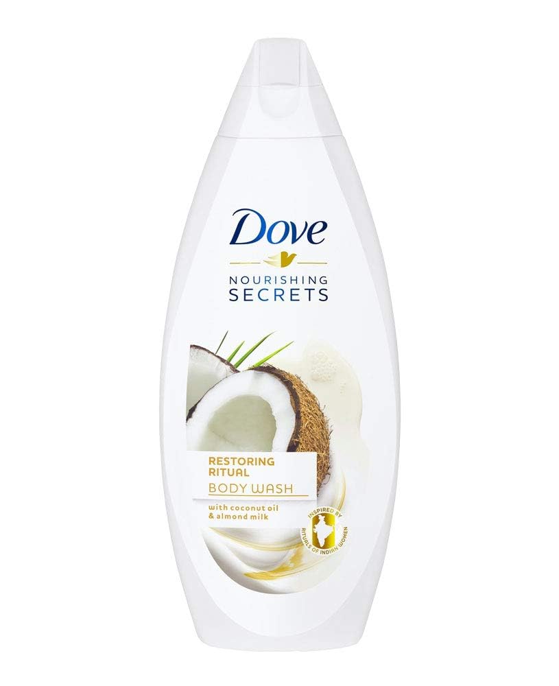 500ml Dove Purely Pampering Body Wash for Dry Skin 500ml Coconut Butter and Cocoa Butter Effectively Washes Away Bacteria While Nourishing Your Skin