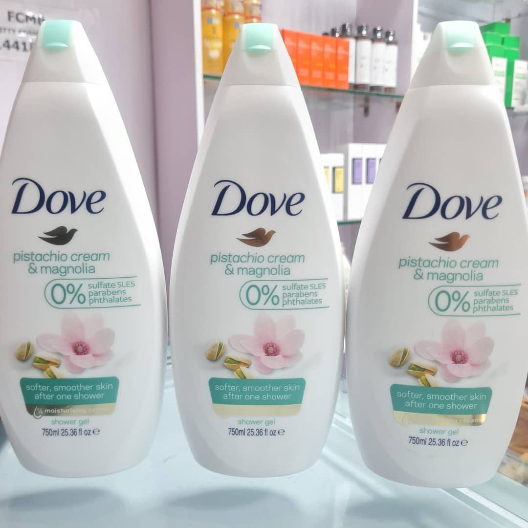 500ml Dove Body Wash Pistachio Cream 750ml Effectively Washes Away Bacteria While Nourishing Your Skin 22 oz 500ml Combination of Skin-natural Nourishers and Plant-based Moisturizers Body Wash