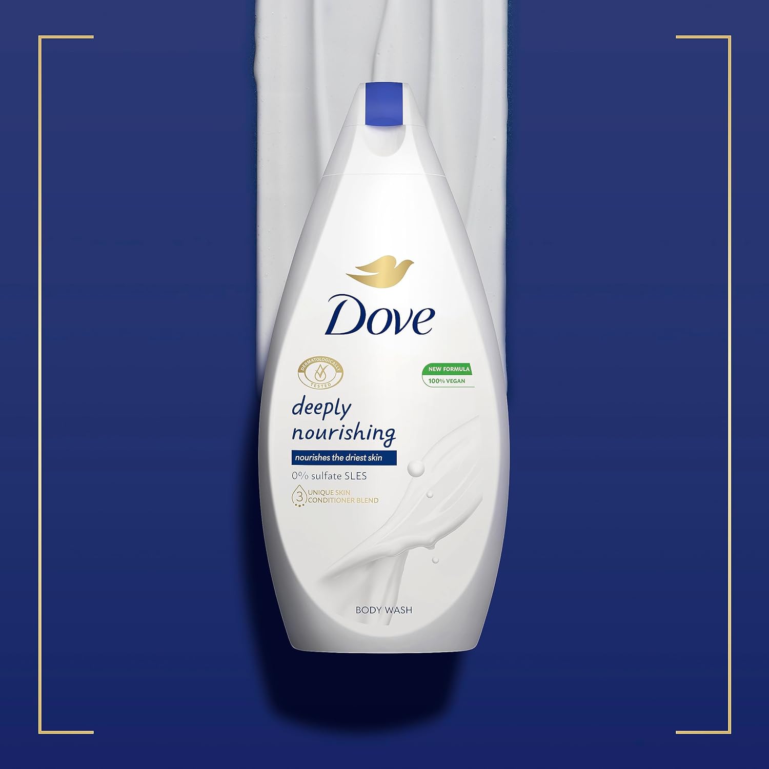 Dove Deeply Nourishing Body Wash 750ml Microbiome-Gentle Body Cleanser for Softer, Smoother Skin After One Shower Infused with 3 unique Skin Conditioners Hydrating Body Wash