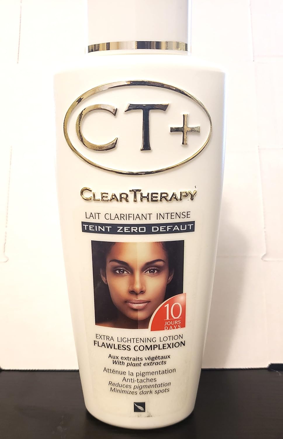 Ct+ Clear Therapy Extra Lightening Lotion With Carrot Oil For Flawless Complexion-Smoothen & Softens Skin Lightening the Skin Reduces Pigmentation Fast Whitening Results 400ml