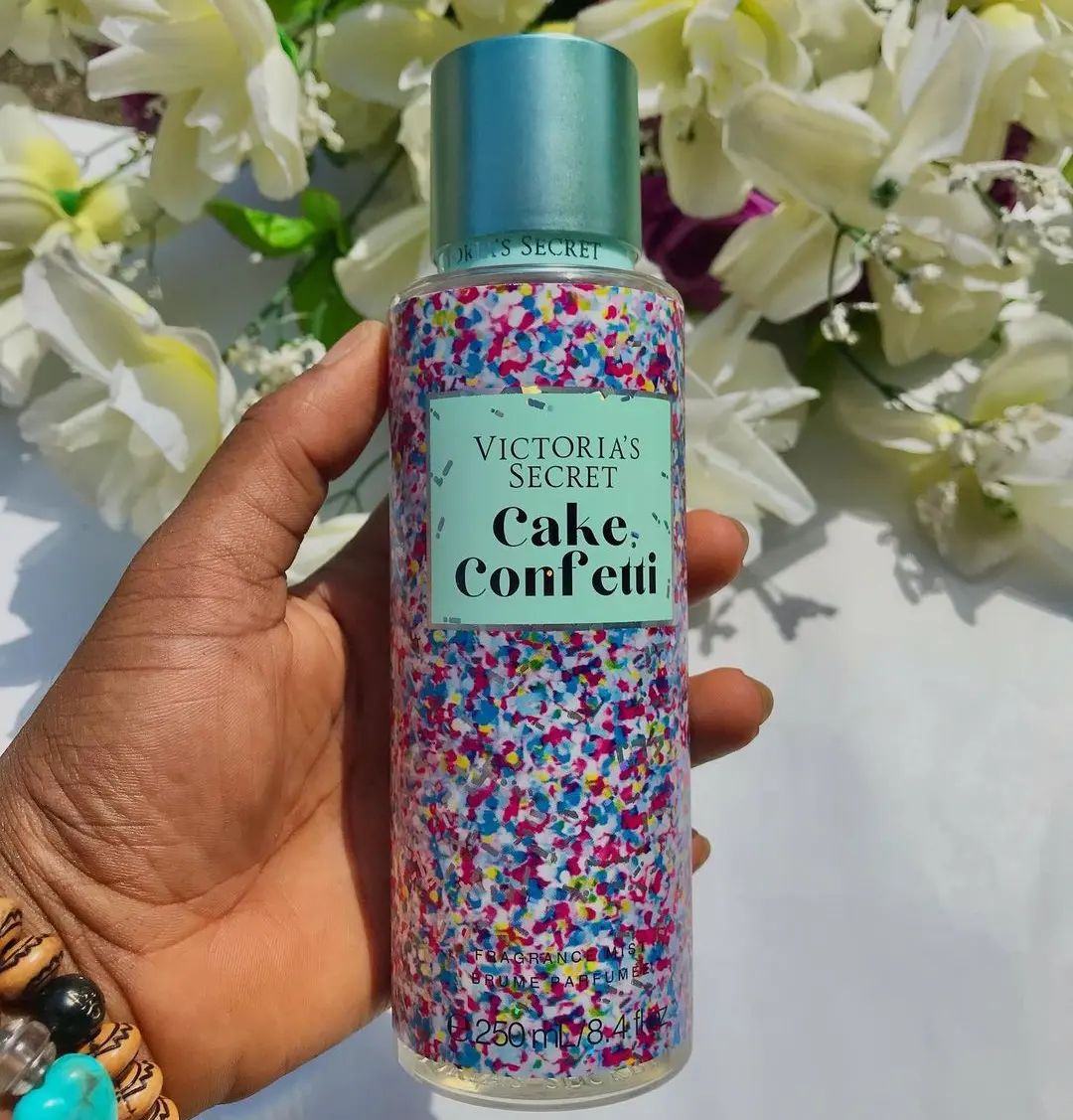 Victoria's Secret Cake Confetti Fragrance Mist 250ml - Romantic Perfume Set for Women - Long-Lasting, Non-Irritating, Multi-Purpose Spray Fragrances for Women Girls Body Signaaure Collections