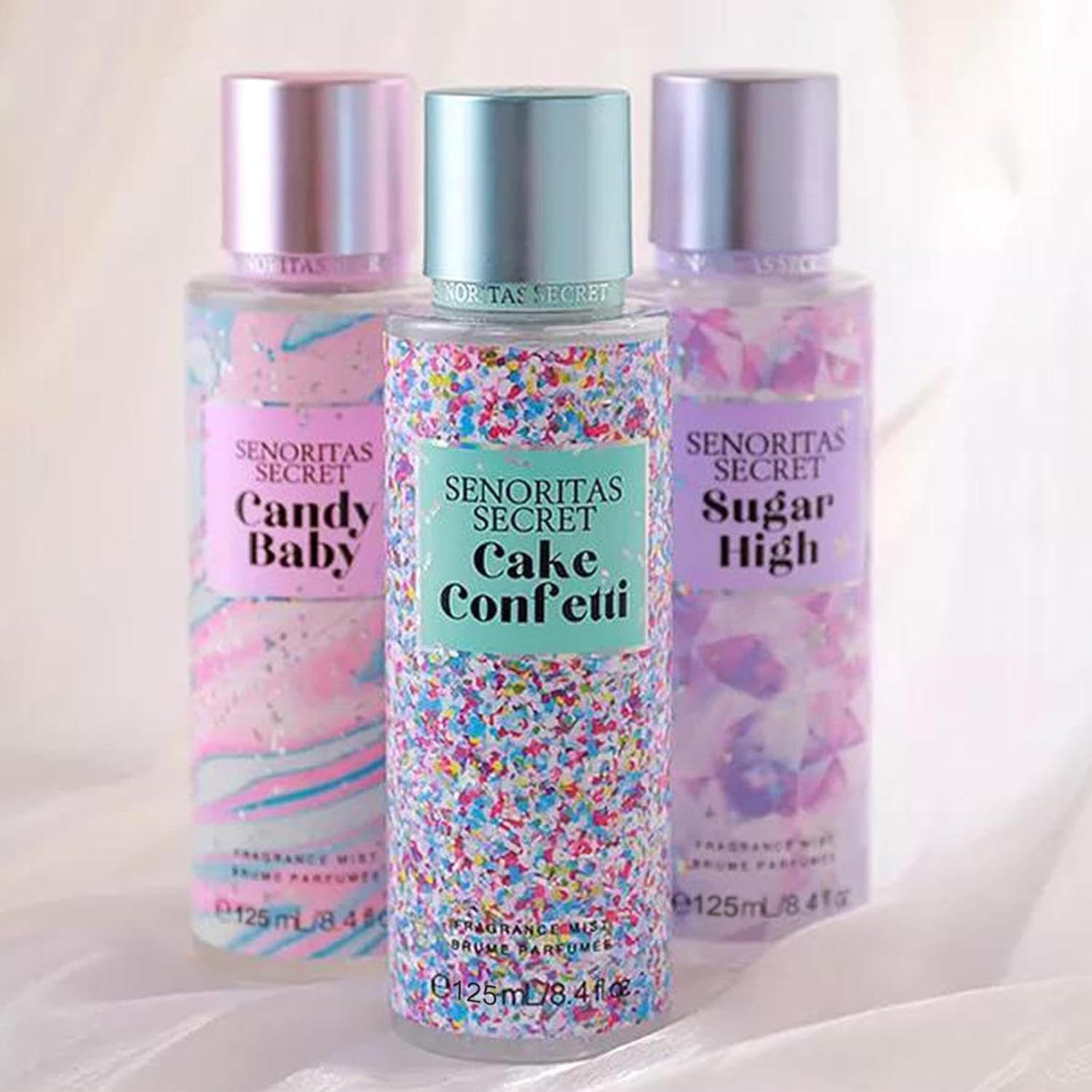 Victoria's Secret Cake Confetti Fragrance Mist 250ml - Romantic Perfume Set for Women - Long-Lasting, Non-Irritating, Multi-Purpose Spray Fragrances for Women Girls Body Signaaure Collections