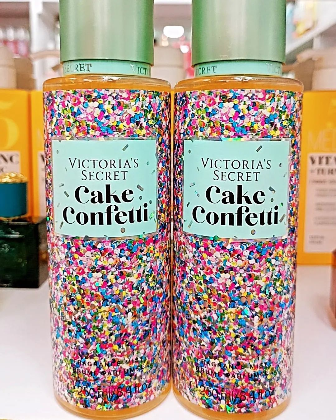 Victoria's Secret Cake Confetti Fragrance Mist 250ml - Romantic Perfume Set for Women - Long-Lasting, Non-Irritating, Multi-Purpose Spray Fragrances for Women Girls Body Signaaure Collections