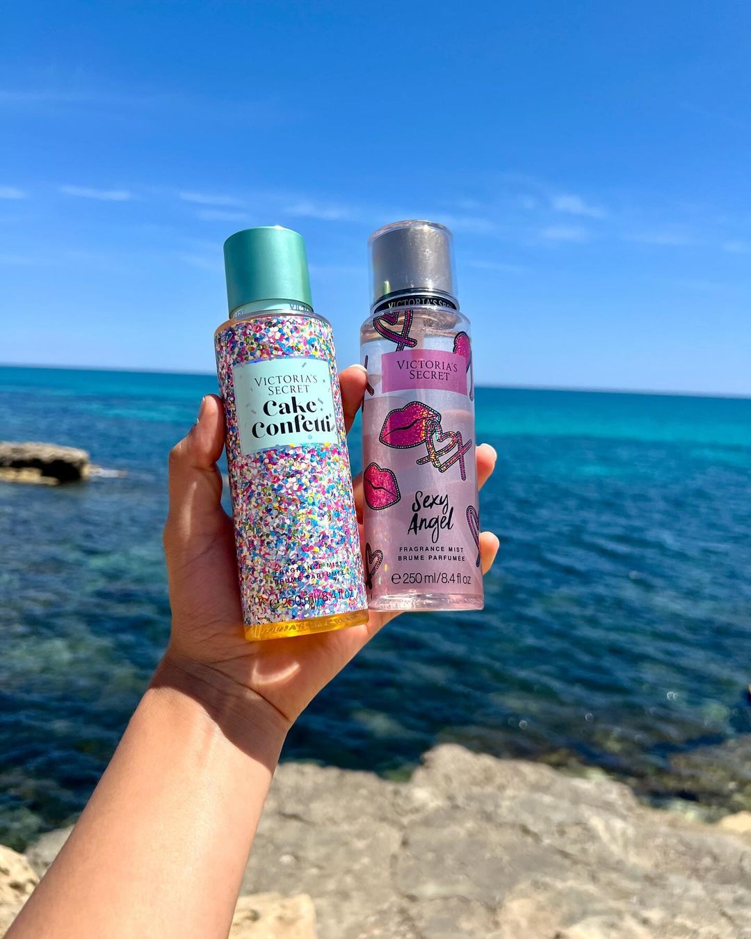 Victoria's Secret Cake Confetti Fragrance Mist 250ml - Romantic Perfume Set for Women - Long-Lasting, Non-Irritating, Multi-Purpose Spray Fragrances for Women Girls Body Signaaure Collections